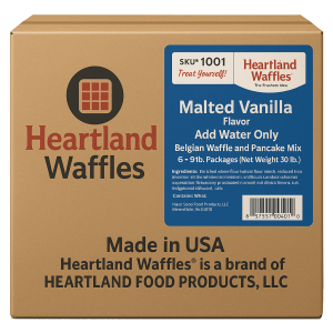 Malted Vanilla Belgian Waffle and Pancake Mix