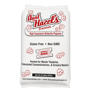 Aunt Hazel’s Premium High Expansion Butterfly Popcorn – 50 lbs